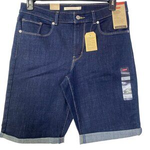LEVIS CLASSIC HYPERSOFT MIDRISE BERMUDA‎ SHORTS Sz 30 NWT